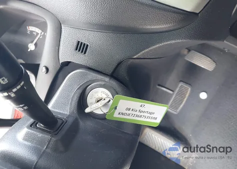 2008 Kia Sportage Lx V6 из США, поврежденный, VIN KNDJE723687535598